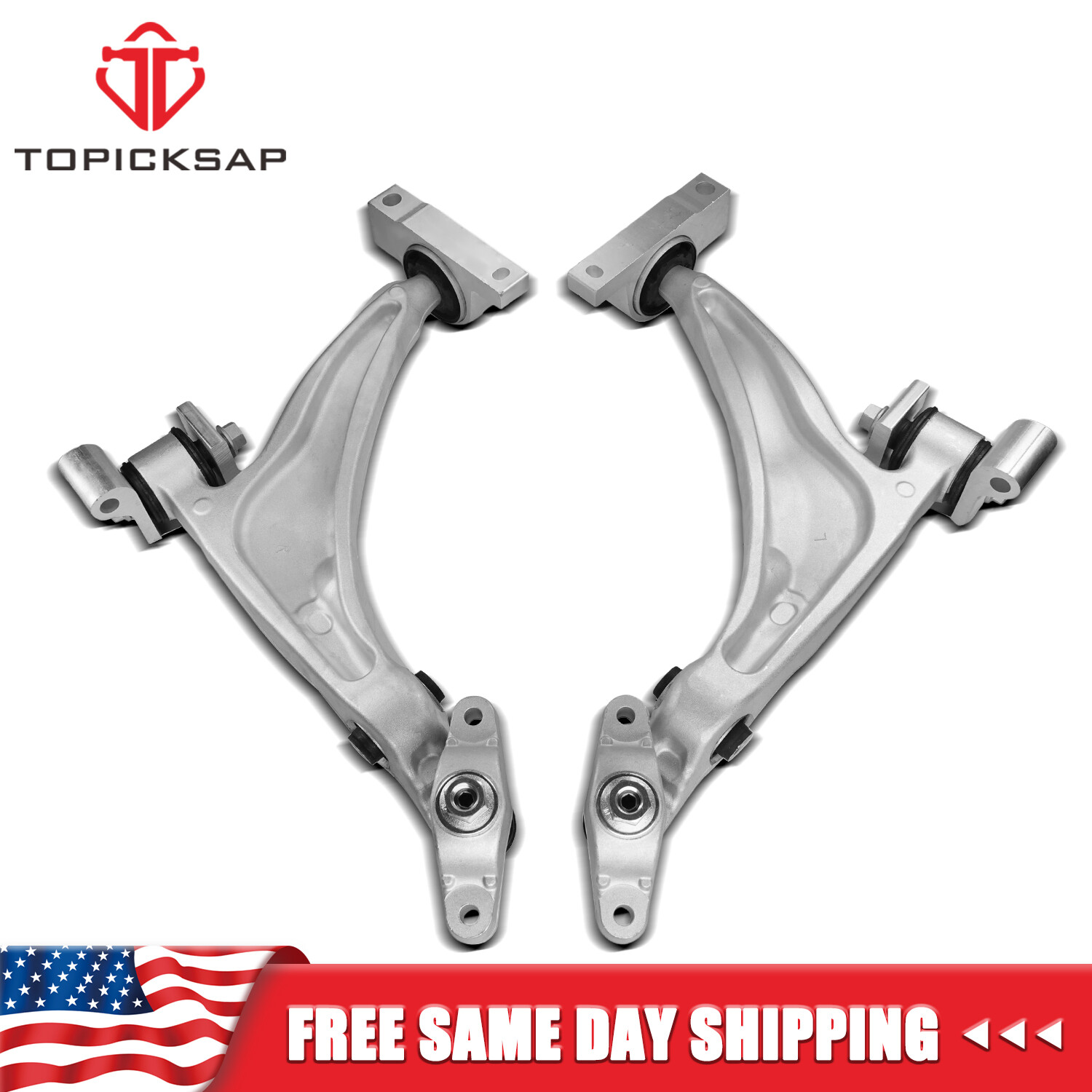Front Left & Right Lower Control Arms & Ball Joints For 2016-2023 Volvo XC90