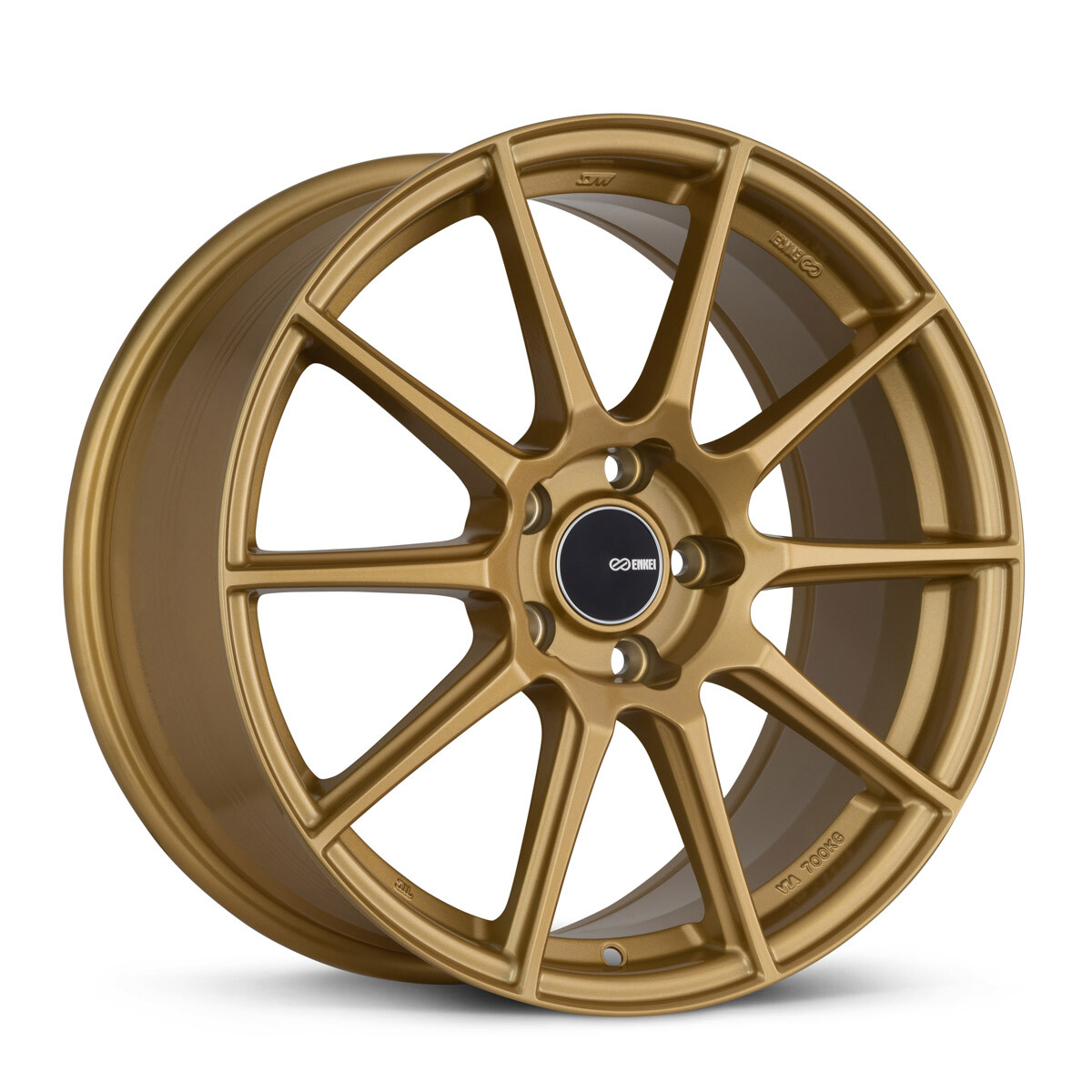 18×8.5 +50 Enkei TS10 5×114.3 Gold Paint Wheels (Set of 4)