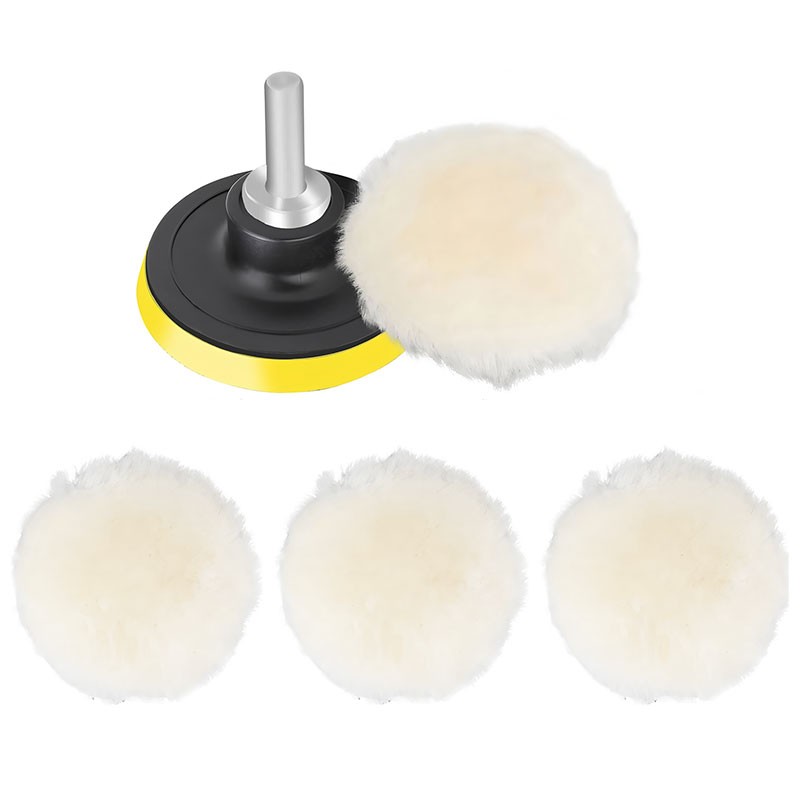 7X 3 Inch Buffing Sponge Pads New Car Polishing Waxing Kit For Drill Polisher