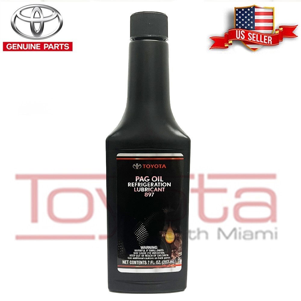 Genuine Toyota PAG Oil 897 Refrigerant Air Conditioning 7oz OEM 00289-AC897