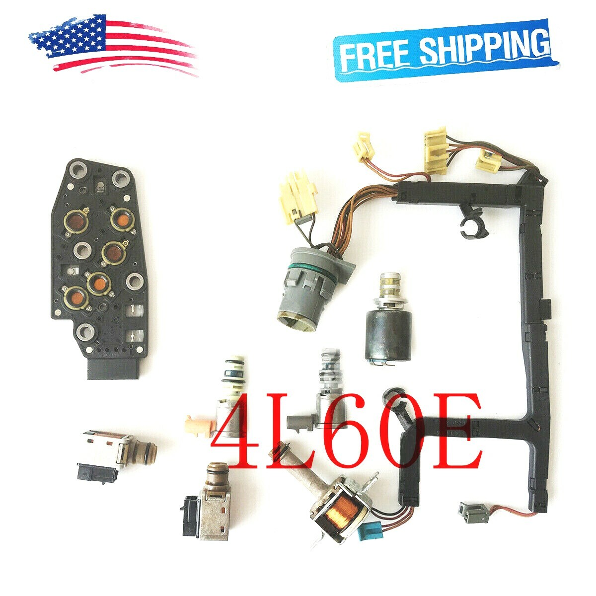 4L60E 4L65E Solenoid Kit (OEM Branded) 7PC 96-02 Cars Trucks & Vans