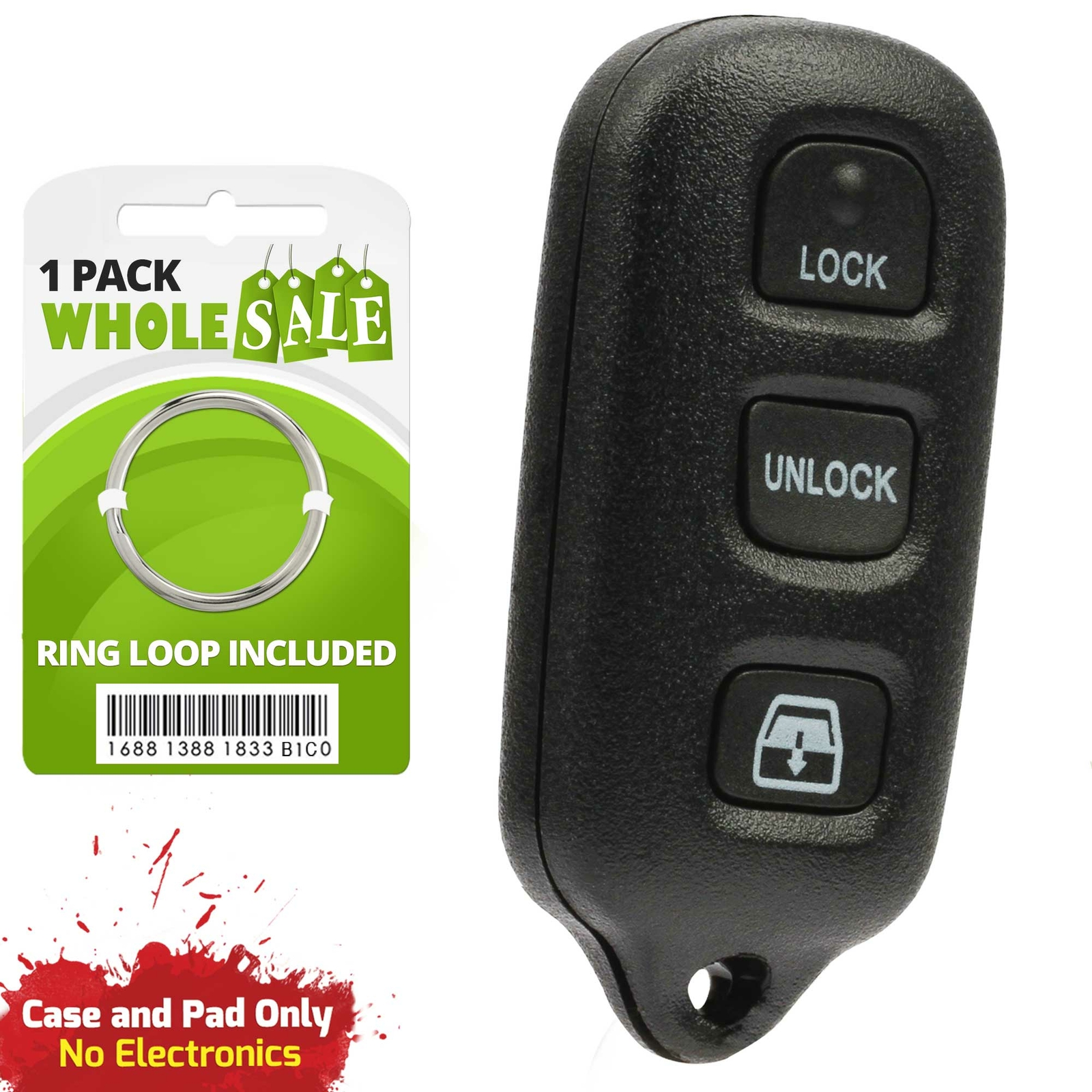Replacement For 2003 2004 2005 2006 Toyota 4Runner Key Fob Remote Shell Case