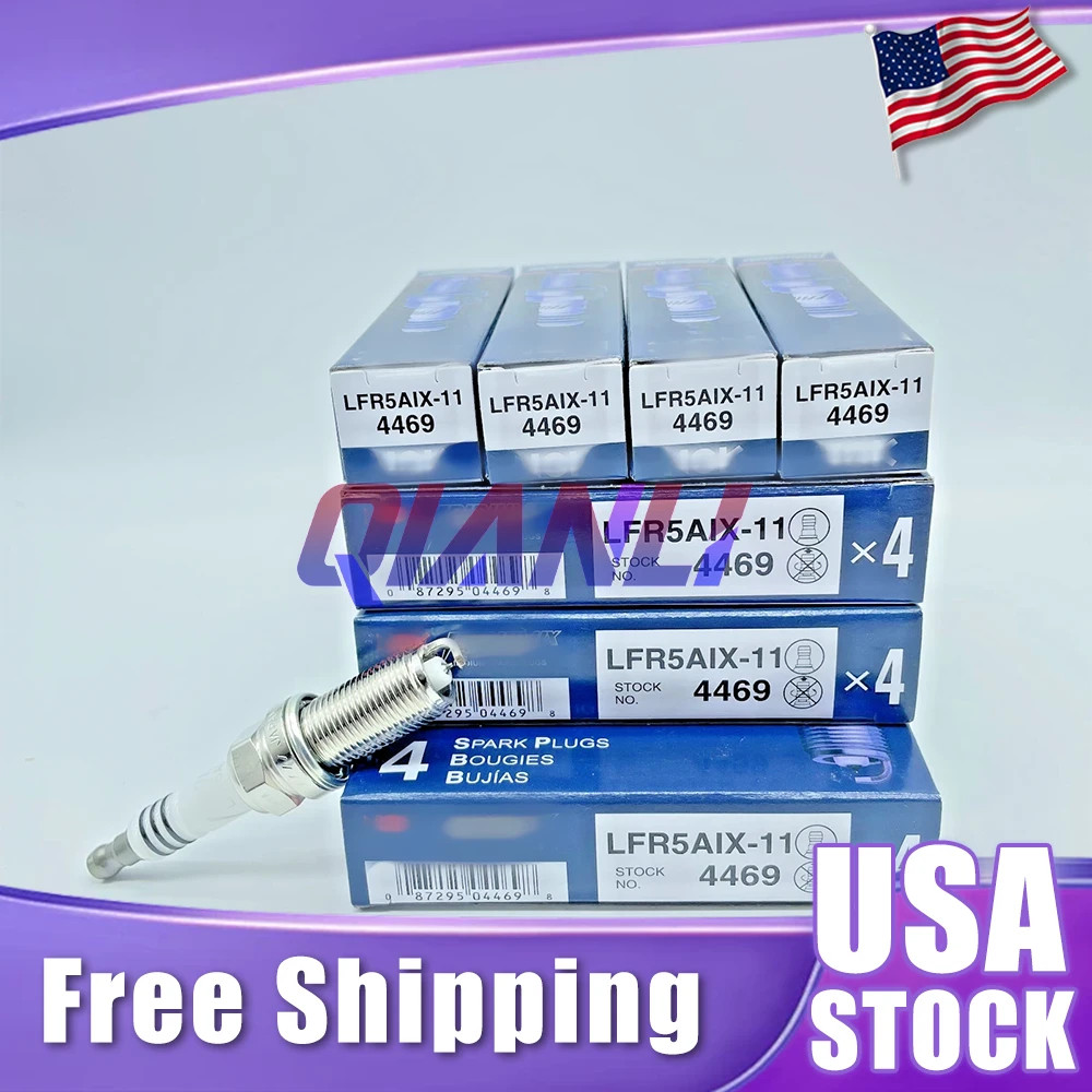 Set of 16 Iridium IX Spark Plugs 4469 For NGK 11-17 Ram 1500 5.7L V8 LFR5AIX-11