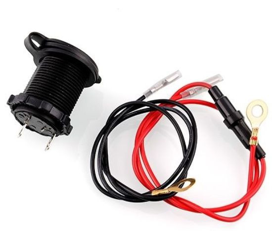 Marine 12V 5A Waterproof Motorcycle-Car Power Socket Plug