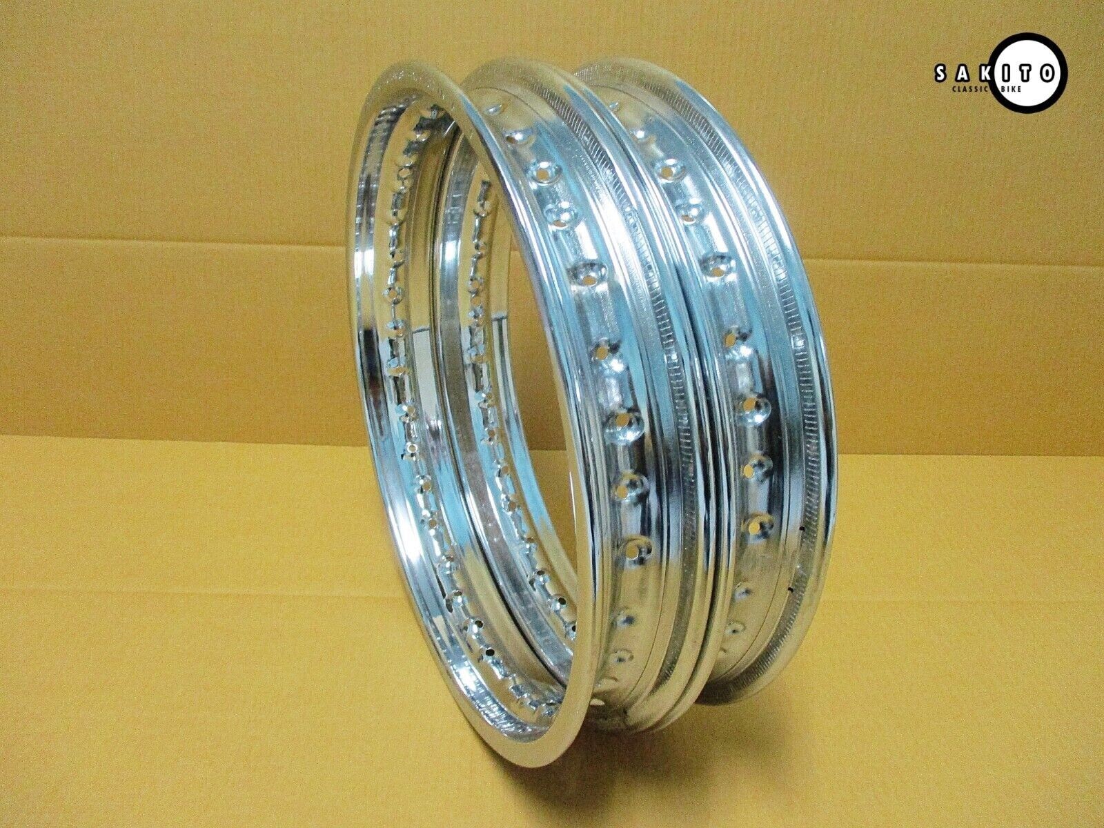 Fit Yamaha RT1 RT2 RT3 Front19″ & Rear 18″ Steel Wheel Rim Set [sa2042]