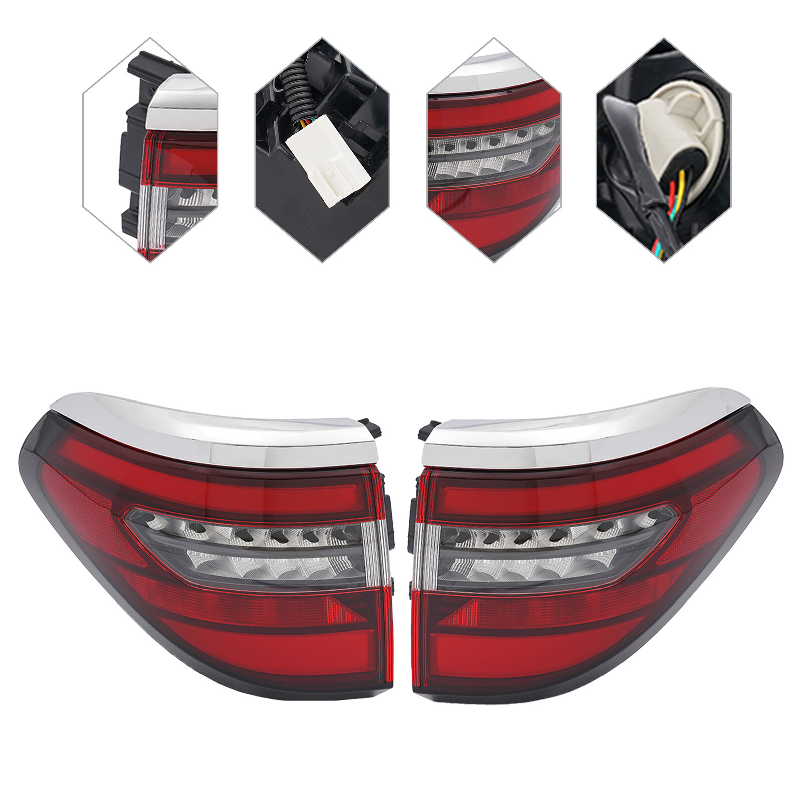 Pair Tail Light Set Left+Right For 2021-2023 Nissan Armada