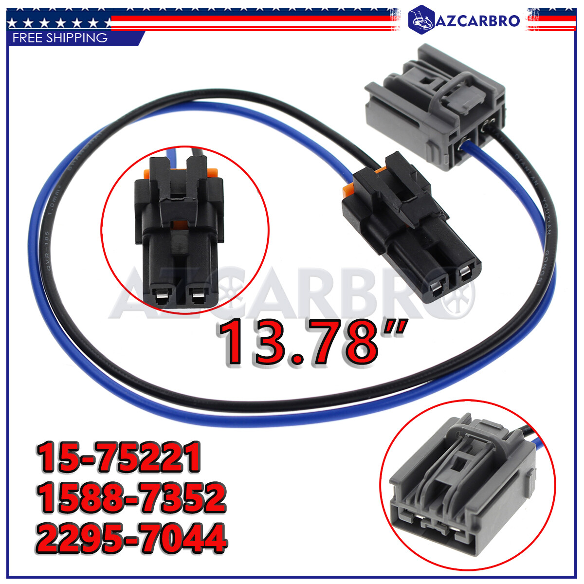 35mm Blower Motor Wiring Harness For 07-14 Chevy Silverado 2500/3500