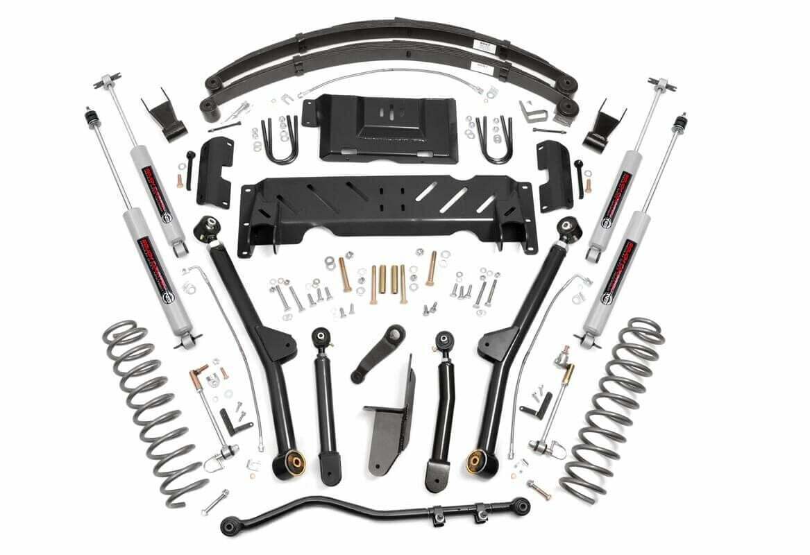Rough Country 6.5″ Long Arm Susp Lift Kit For Jeep Cherokee XJ 1984-01 NP231