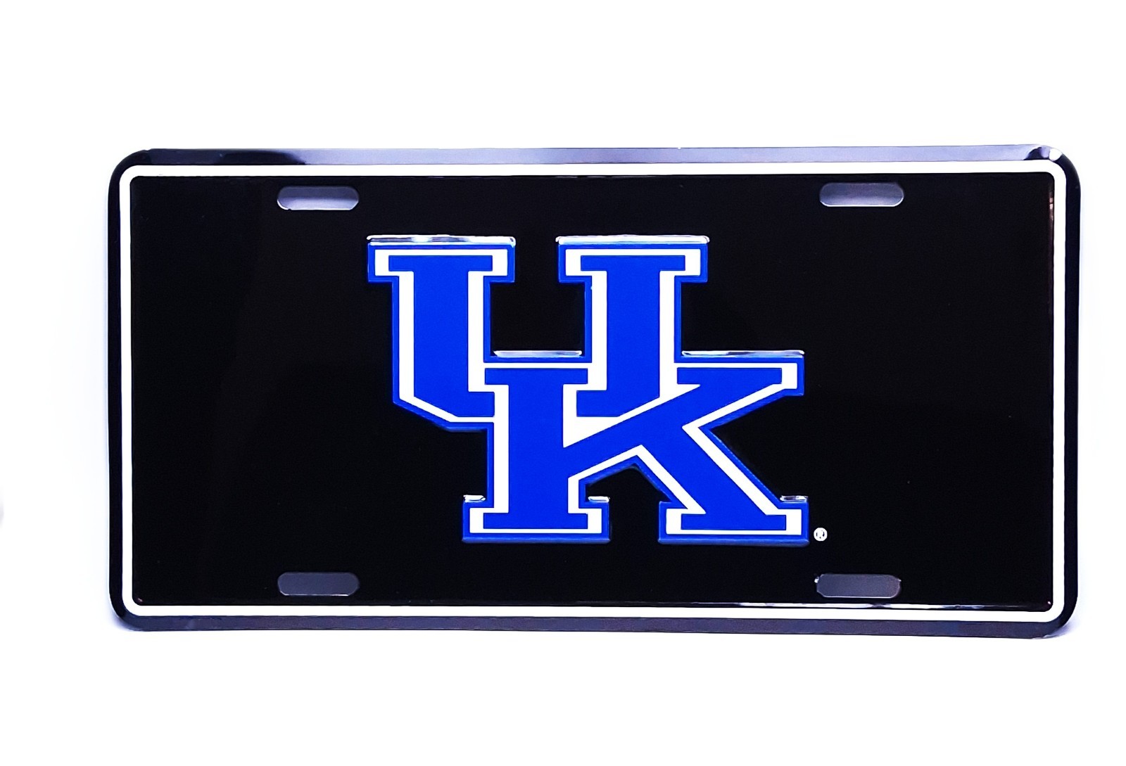 licensed NCAA UK KENTUCKY WILDCATS 3D EMBOSSED METAL CAR NOVELTY LICENSE PLATE