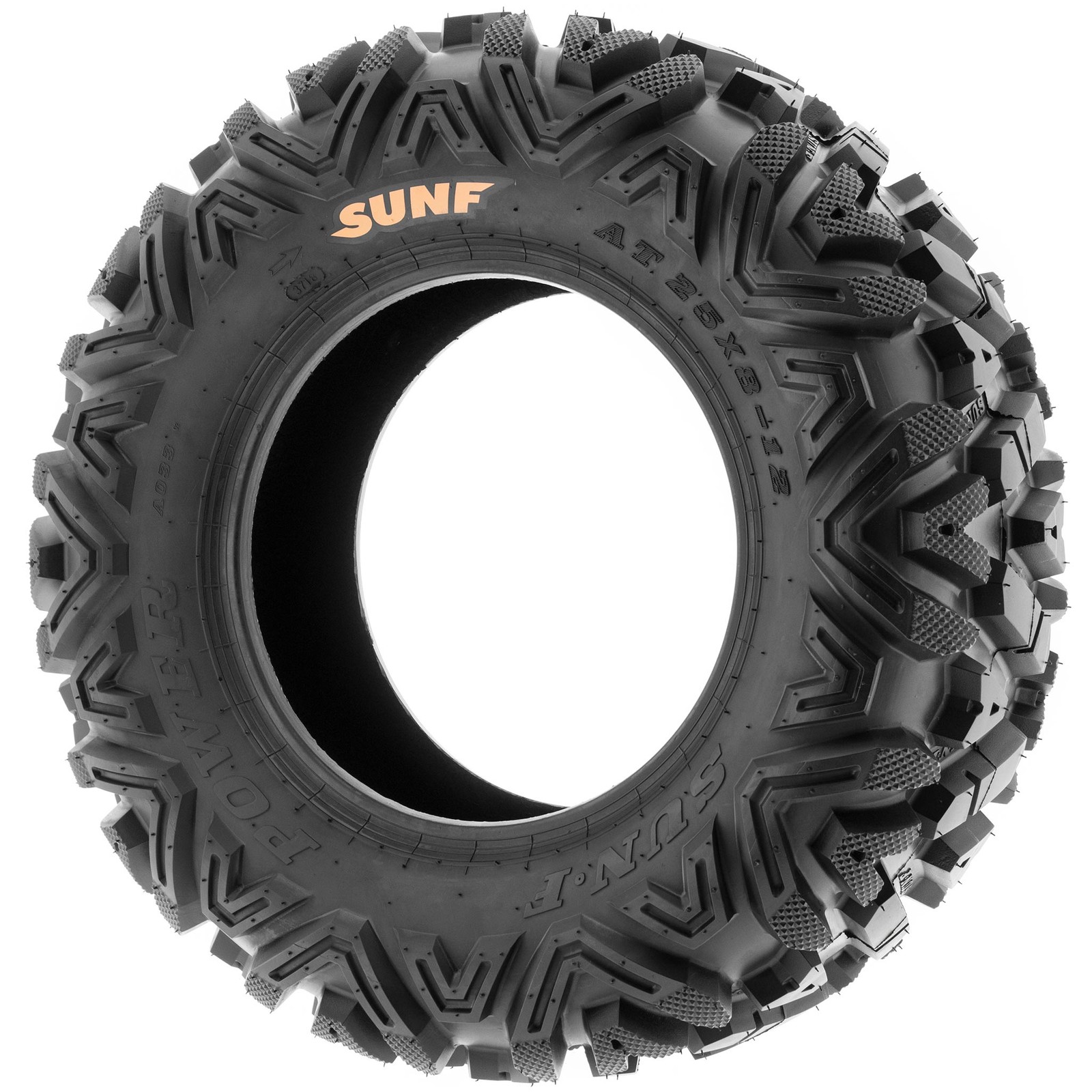 Pair of 2, 26×8-12 26x8x12 ATV UTV SxS All Terrain 6 Ply Tires A033 by SunF