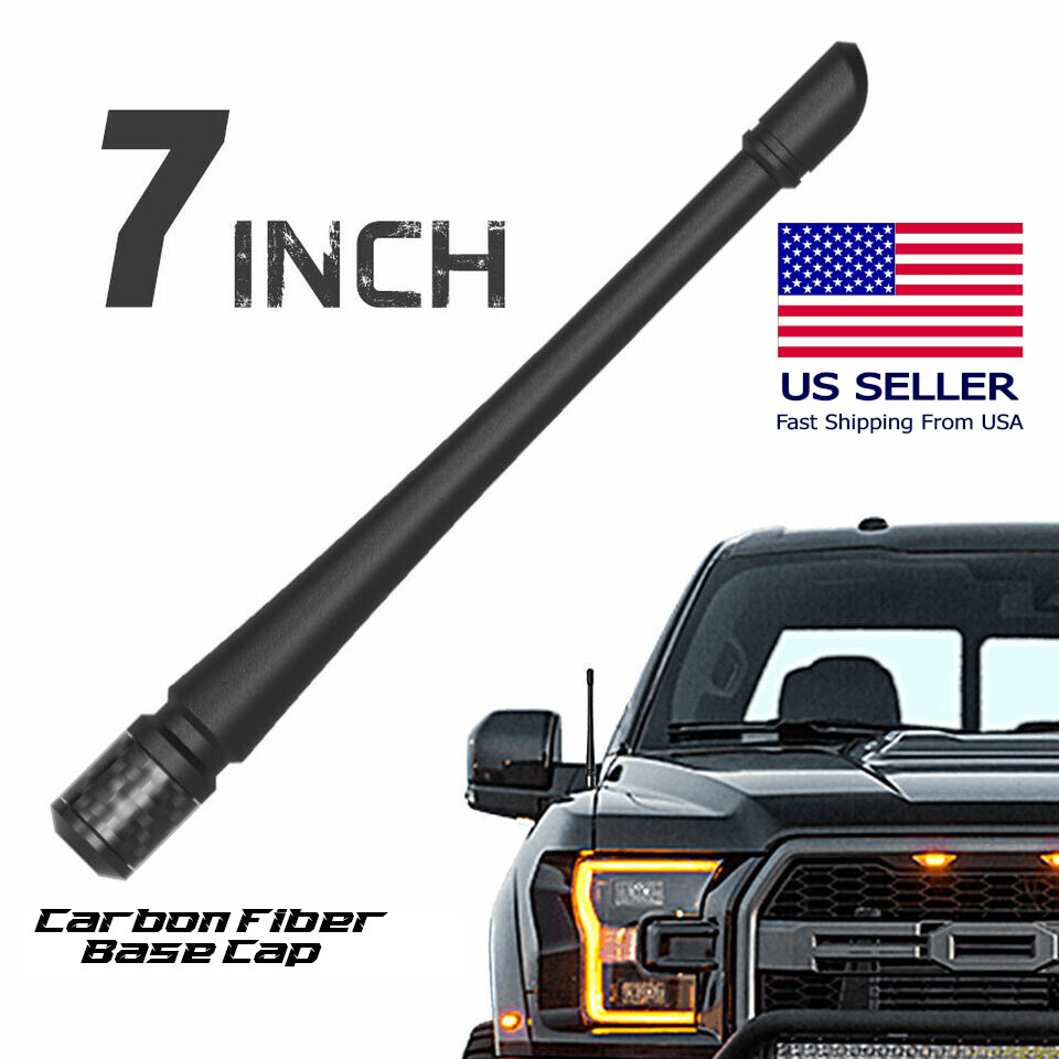 7″ Low Profile Short Antenna for Ford F150 and Raptor 2009-2024 Models