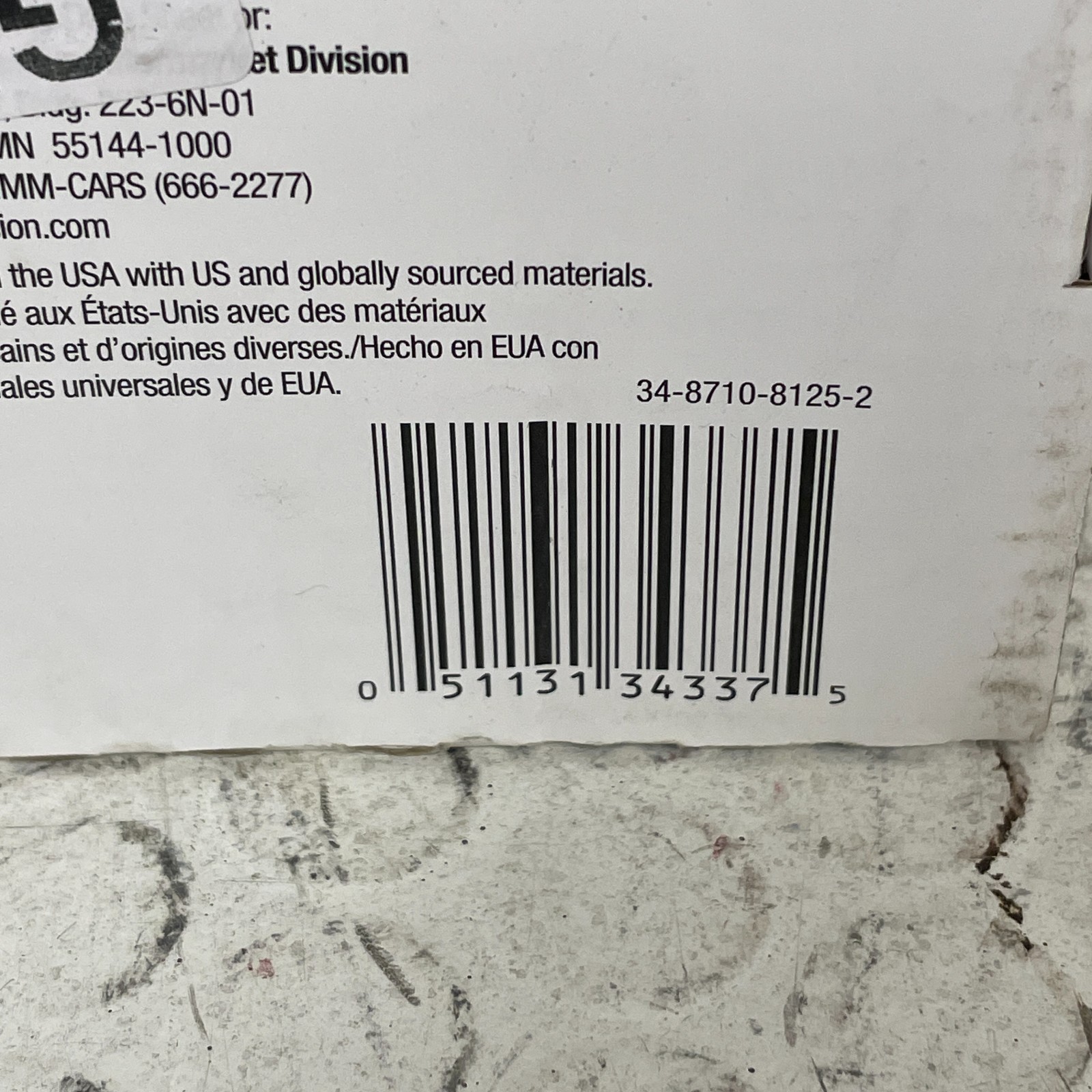 3M 34337 Hookit Flexible Abrasive Hand Sheet P400 Grit 5.5in x 6.8in Universal