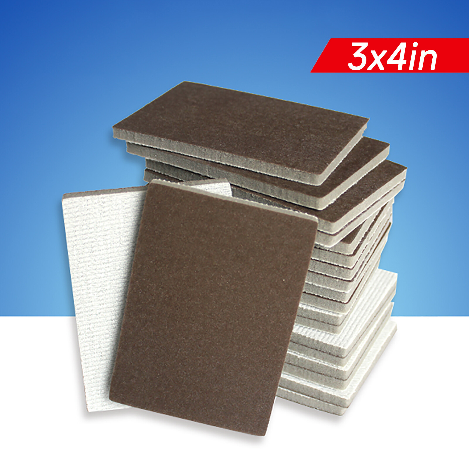 Wet/Dry Foam Sanding Block Abrasive Polishing Sandpaper Sponge Pad 300-2000 Grit