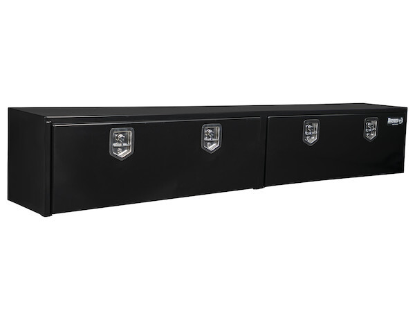 Buyers Products #1702960 – 16″x13″x96″ Black Steel Topsider Truck Tool Box