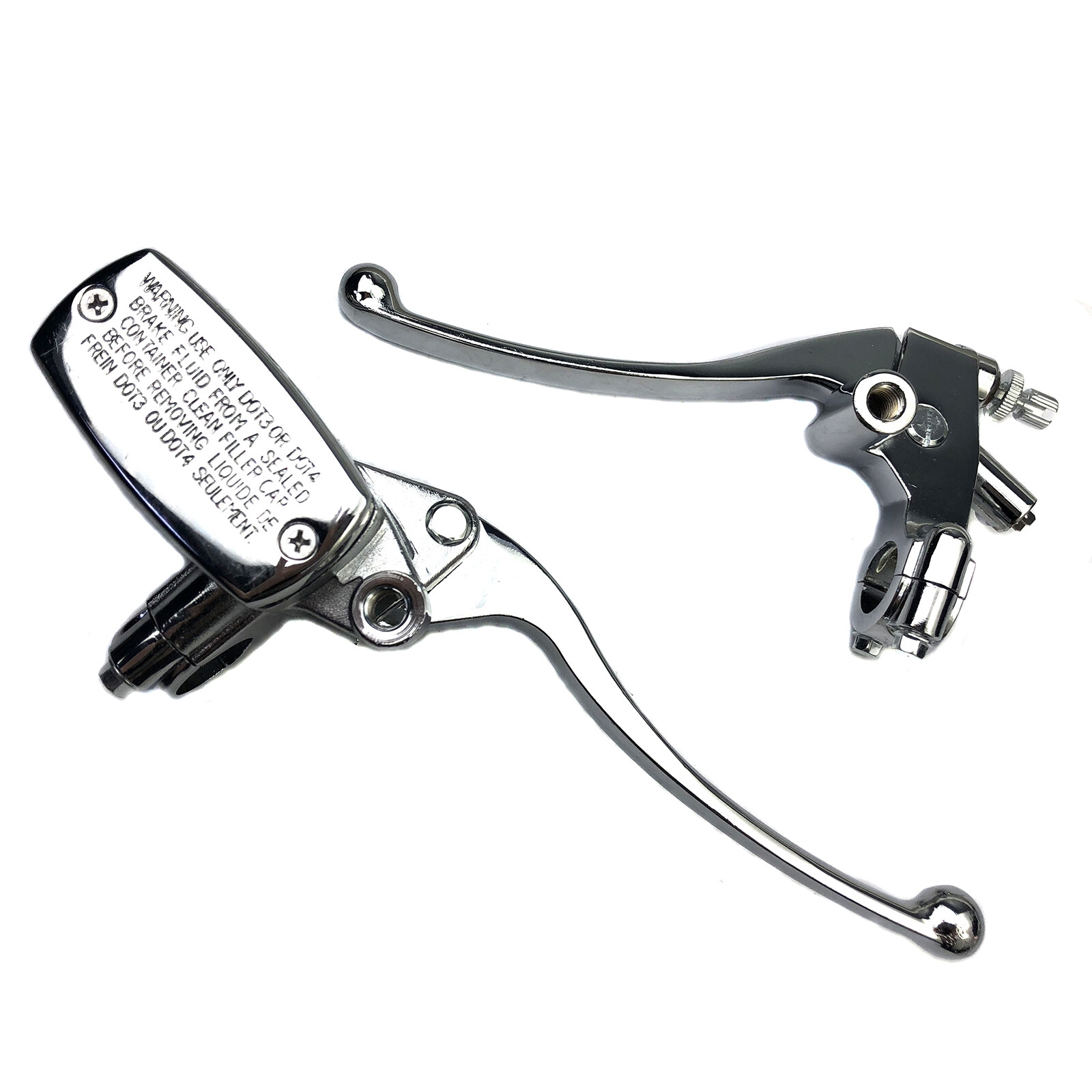 Motorcycle 7/8″ Handlebar Master Cylinder Hydraulic Brake Control + Clutch Lever