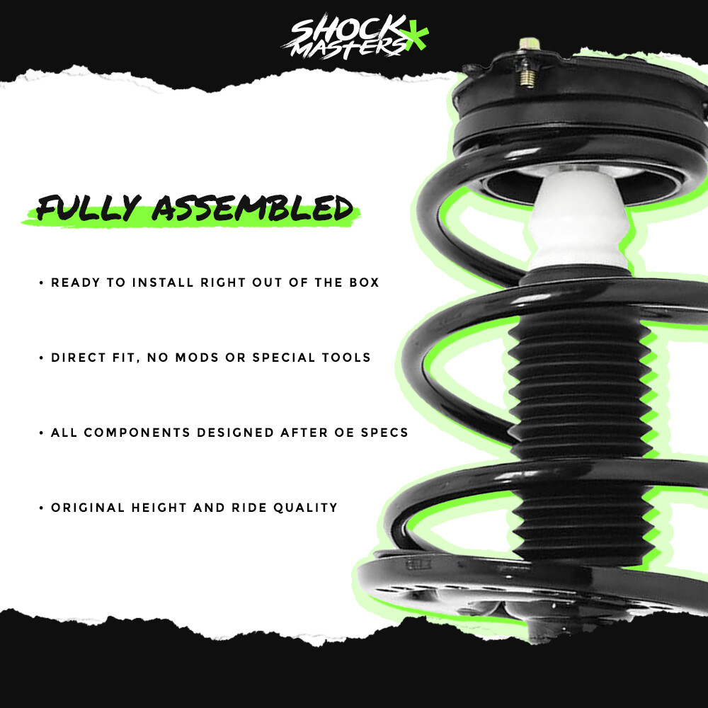 Front Pair Quick Complete Struts & Coil Springs for 2004-2008 Nissan Maxima