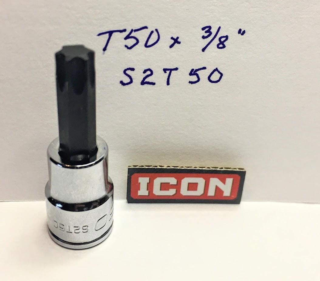ICON T 50 x 3/8″ Torx Socket S2T50 Free USA Shipping
