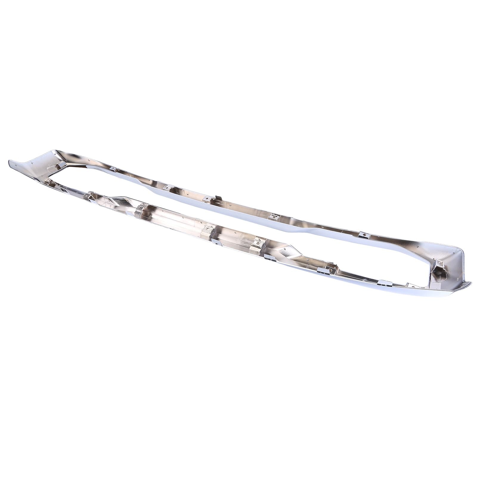 Front Lower Open Skid Plate Valance Grille for 2022-2024 Sierra 1500 Chrome ABS