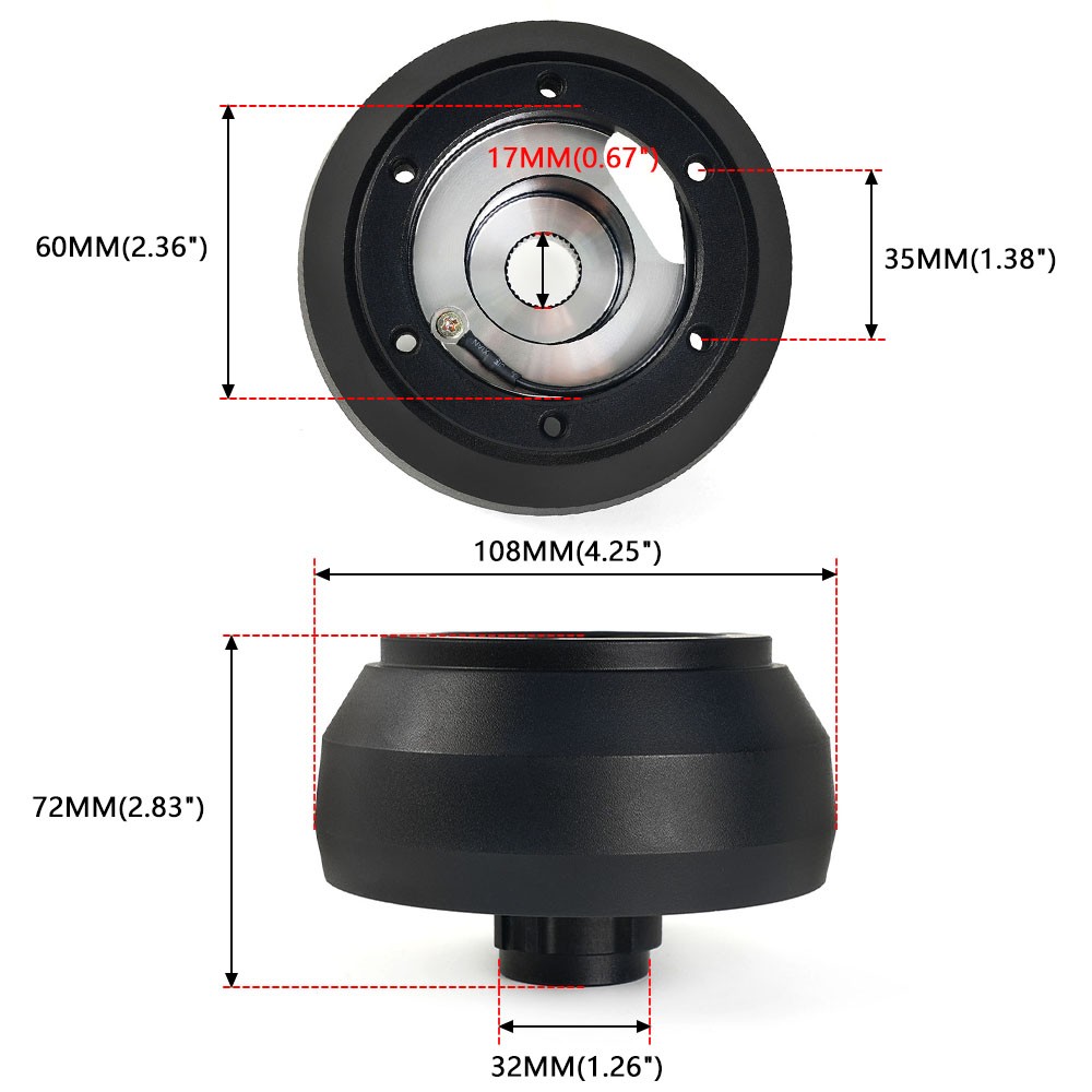 Steering Wheel Short Hub Adapter Fit For Camry Corolla Tacoma Matrix FJ Cruiser