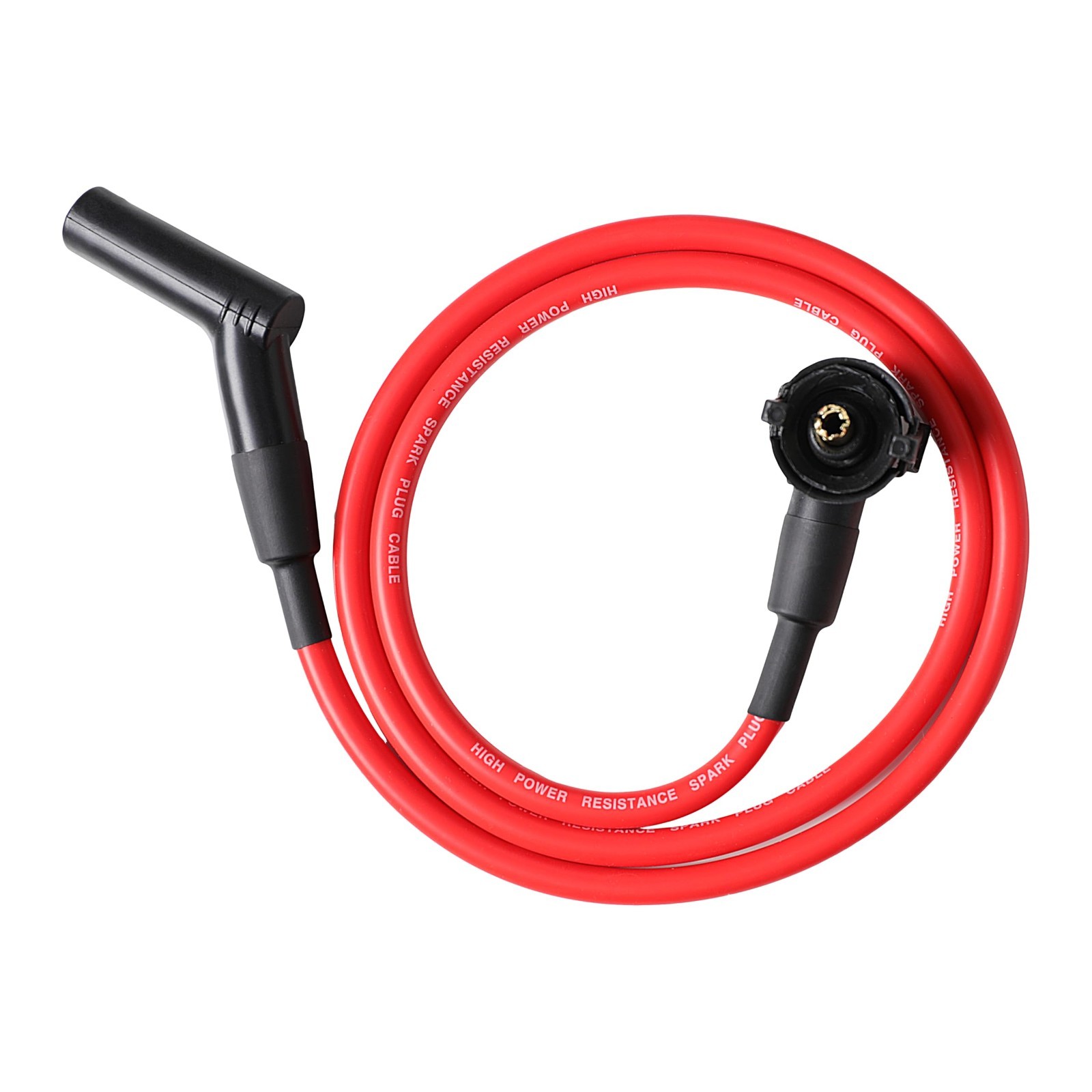 High-Performance 8mm Red Ignition Spark Plug Wire Set of 6 for Ford V6 4.2L 1997