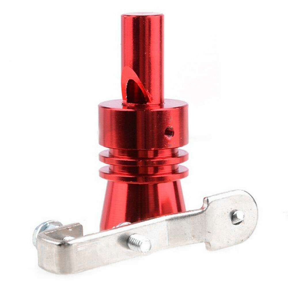 New Sound Turbo Whistle Exhaust Muffler Pipe Simulator Whistler Auto Car XL Red