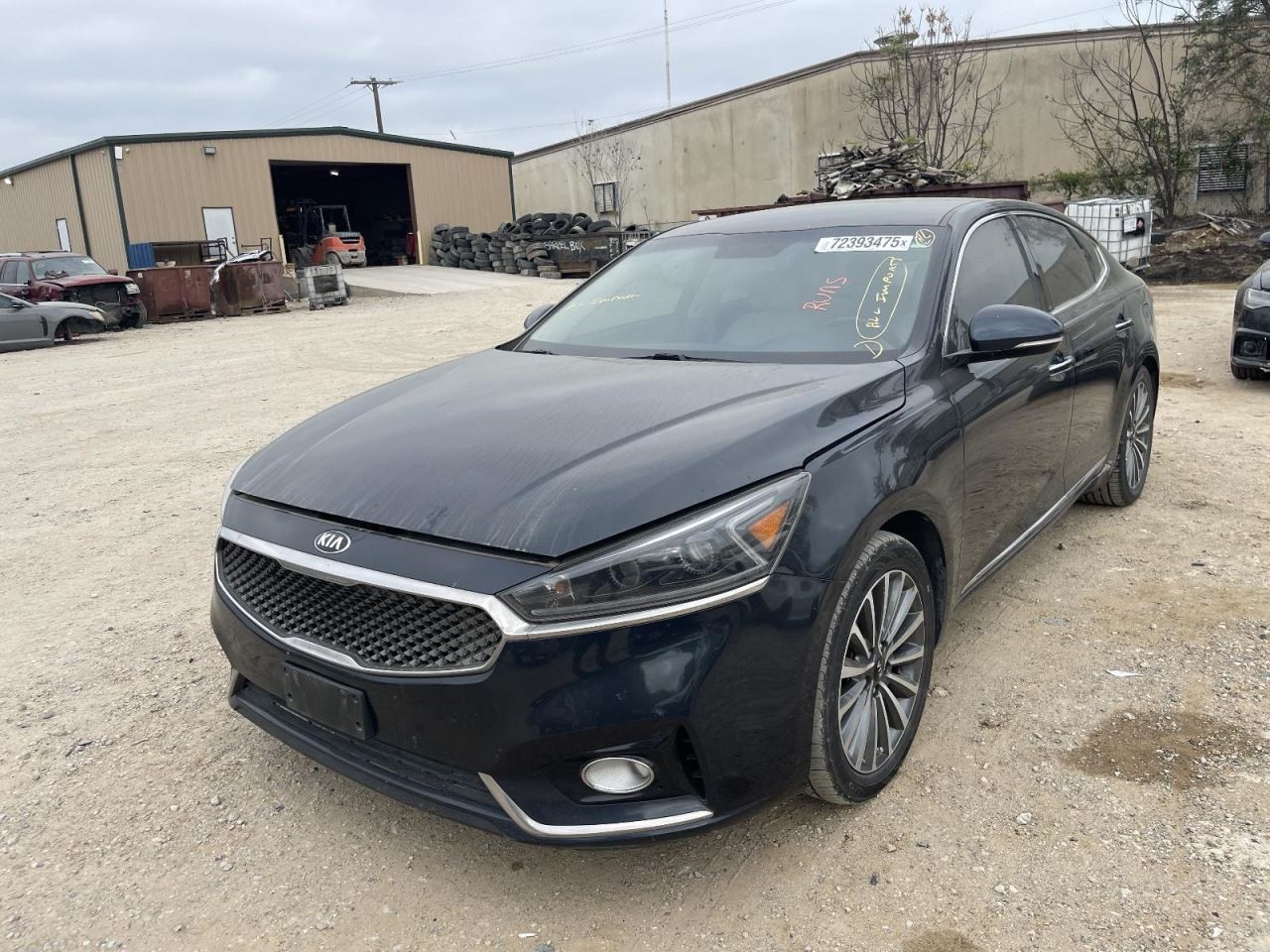 Alloy Wheel Rim 2017 2018 2019 Kia Cadenza 18×7.5 Gray 15 Machined Spokes 116284