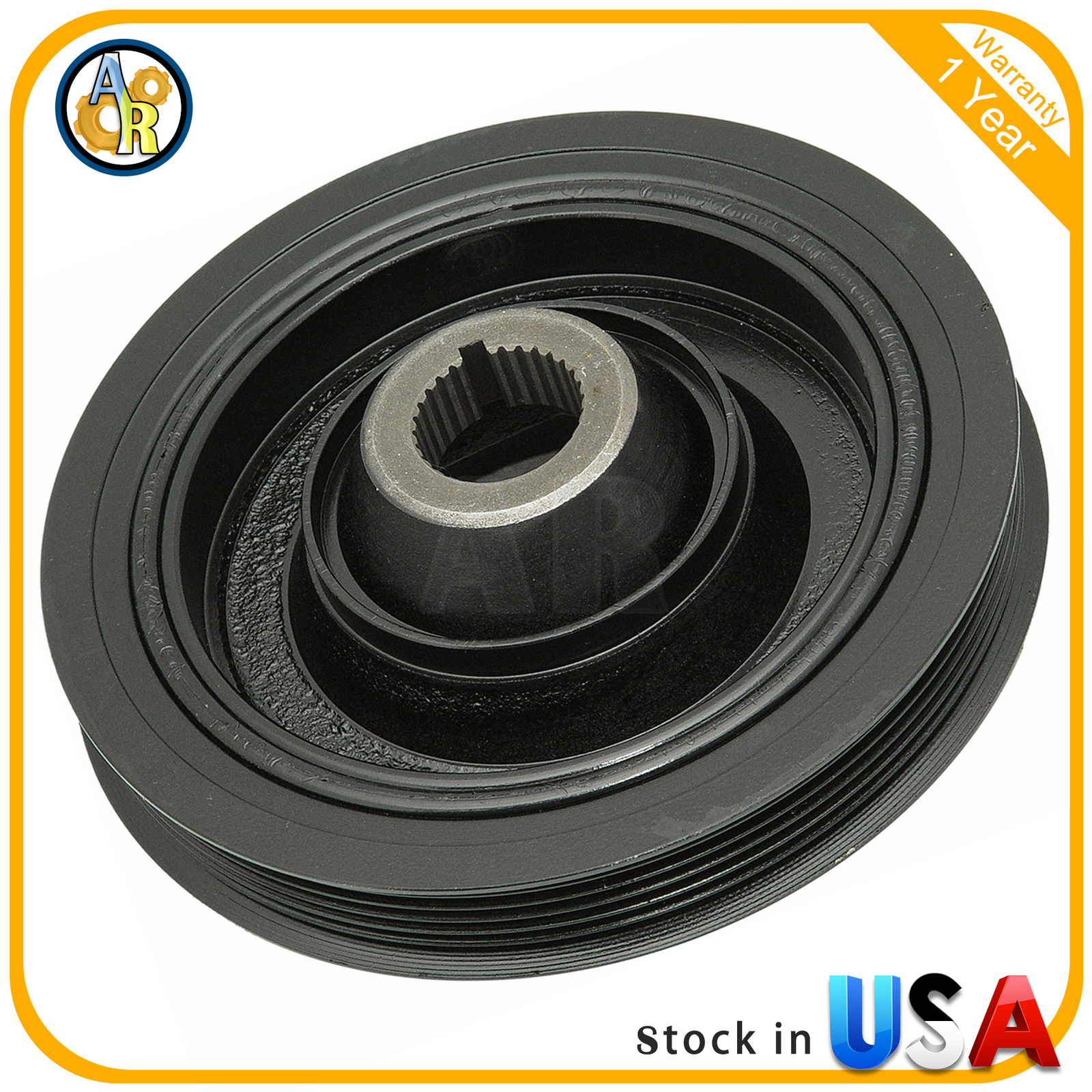 Harmonic Balancer Crankshaft Pulley For 1998-2002 Honda Accord Acura CL
