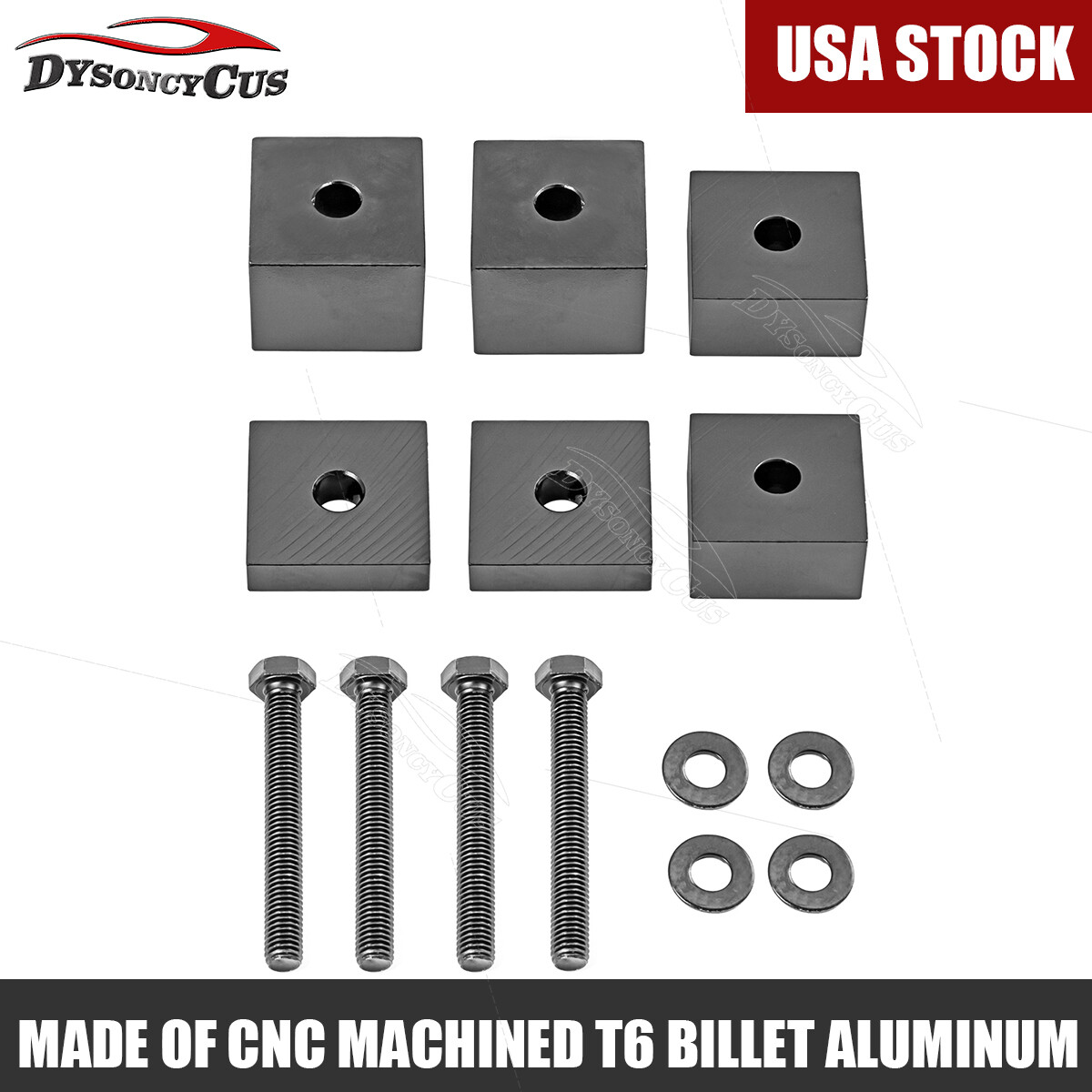Fit Ford F150 & F250 F350 Super Duty CNC Billet 1/2-2″ Front Seat Riser Lift Kit
