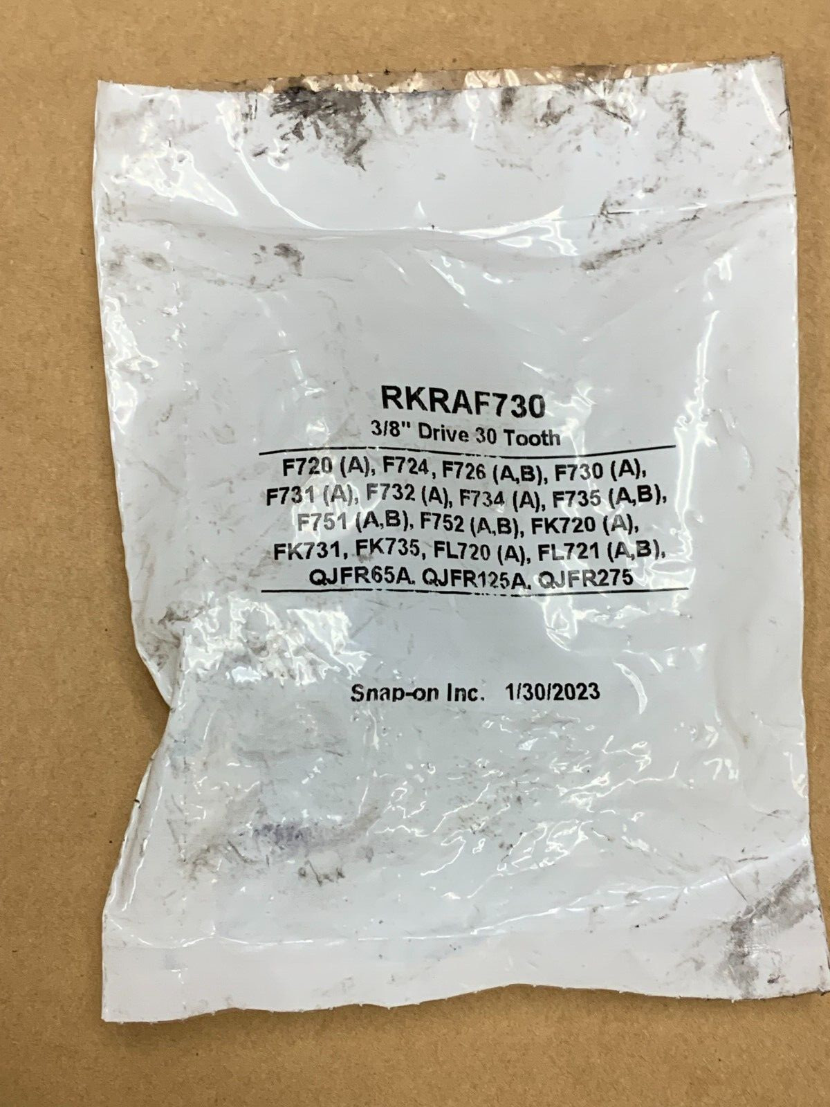 NEW Snap On Tools 3/8″ Drive Ratchet Repair Kit RKRAF730 30 Tooth FREE shipping