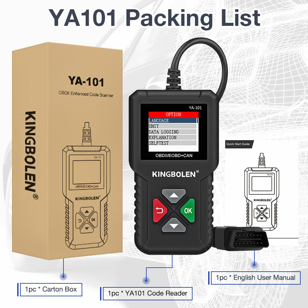 Automotive OBD Code Reader OBD2 Scanner Car Check Engine Fault Diagnostic Tool