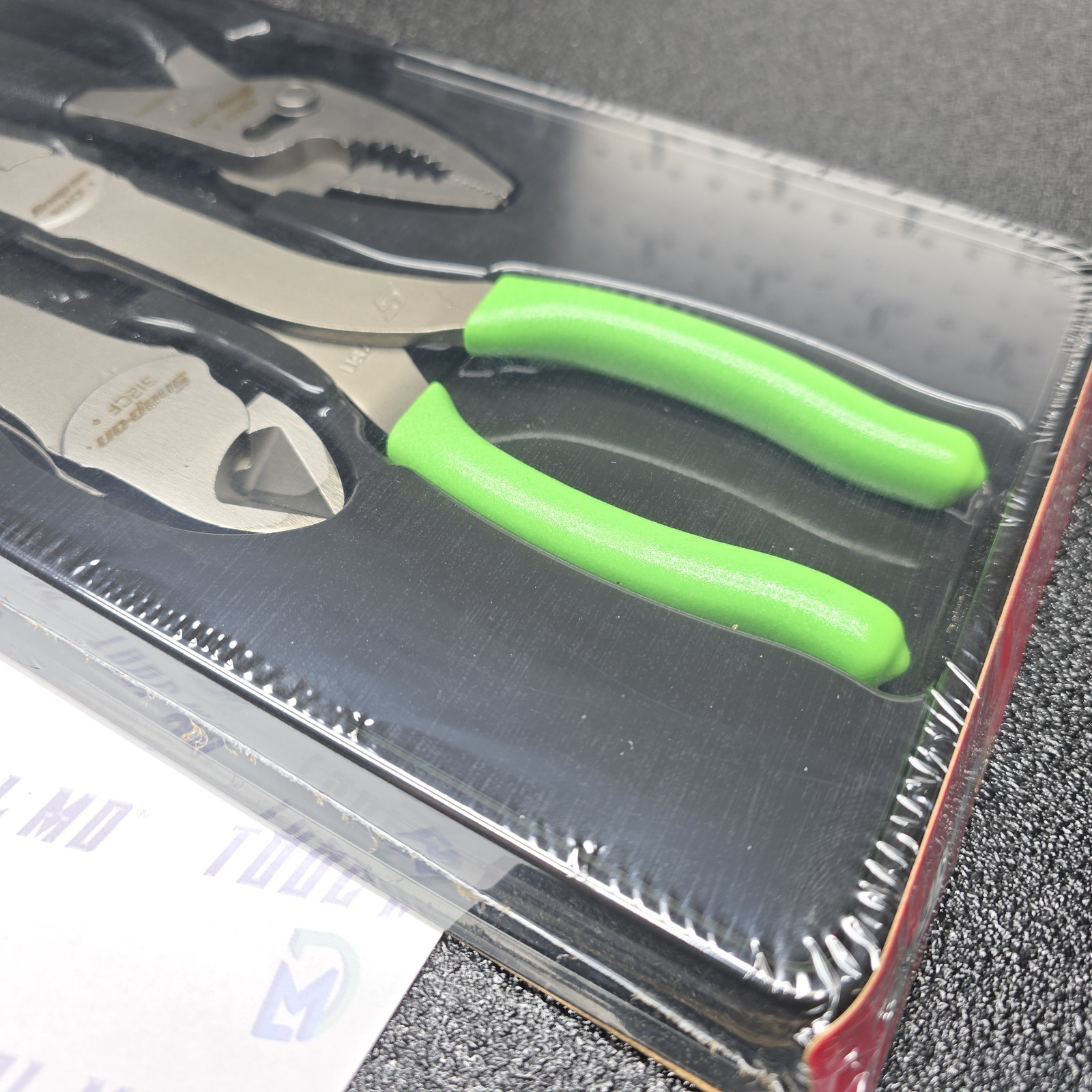 Snap-on Tools USA NEW 3pc Assorted Color Heavy-Duty Plier Set PL330ACF