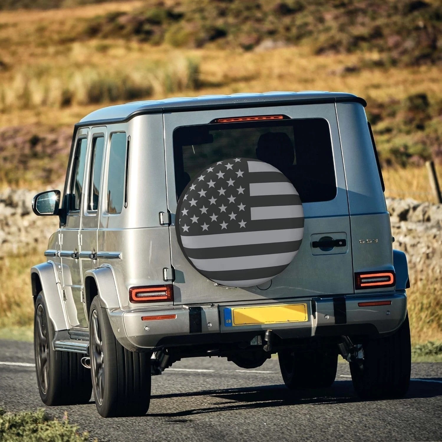15″ American Flag Spare Tire Cover Fit Jeep Wrangler Rv SUV Truck Travel Trailer