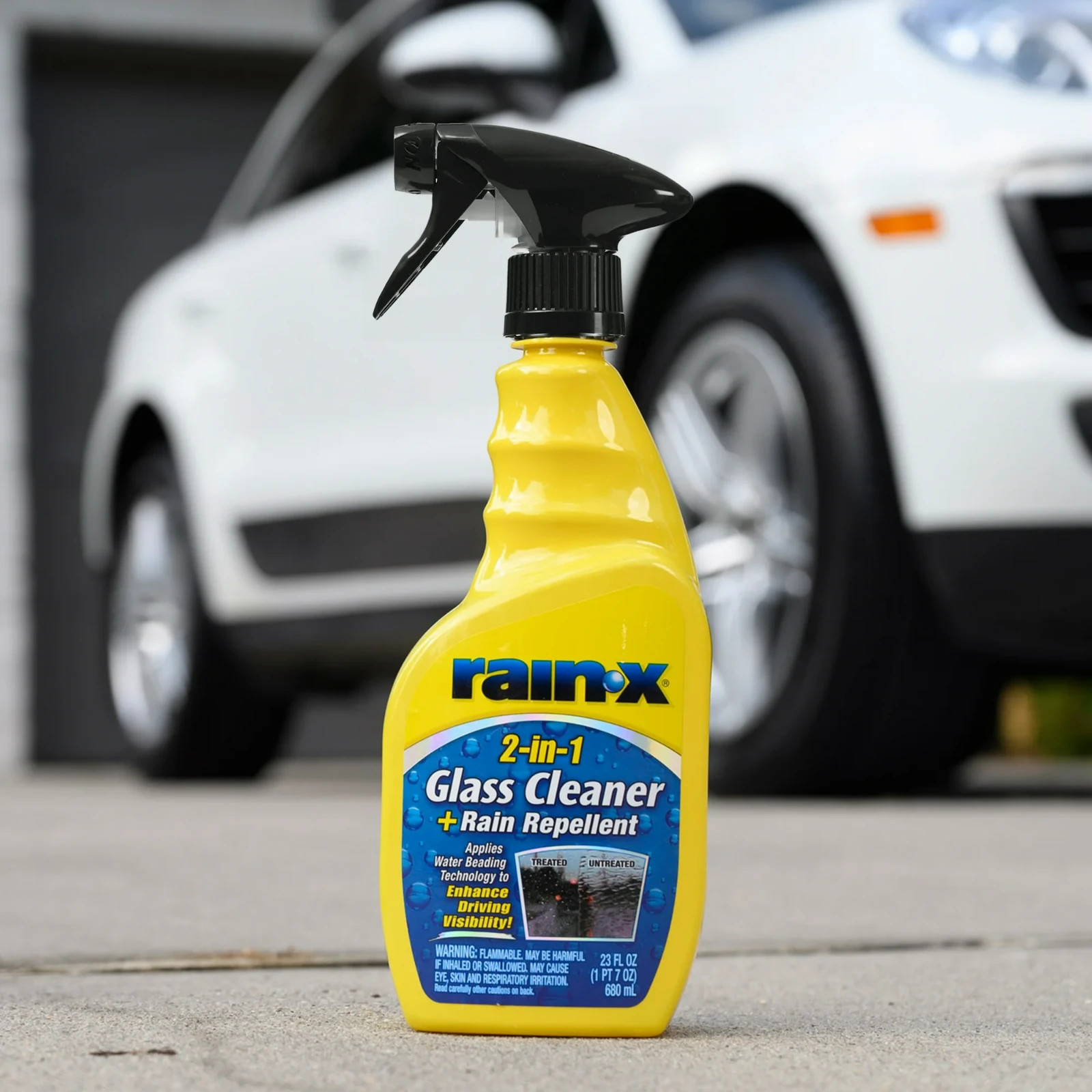 Rain-X 5071268 2-in-1 Glass Cleaner and Rain Repellant 23 oz.