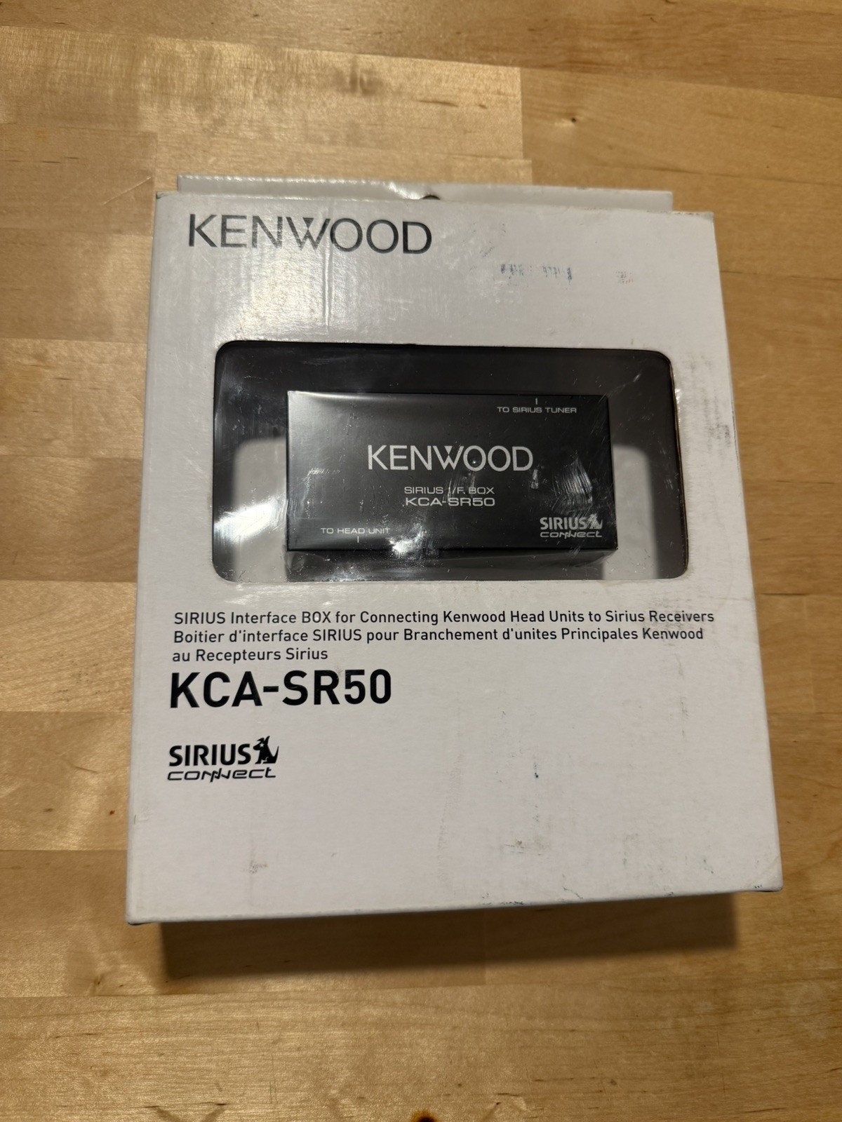 Kenwood KCA-SR50 Sirius Connect Adapter Universal Satellite Radio Tuner New