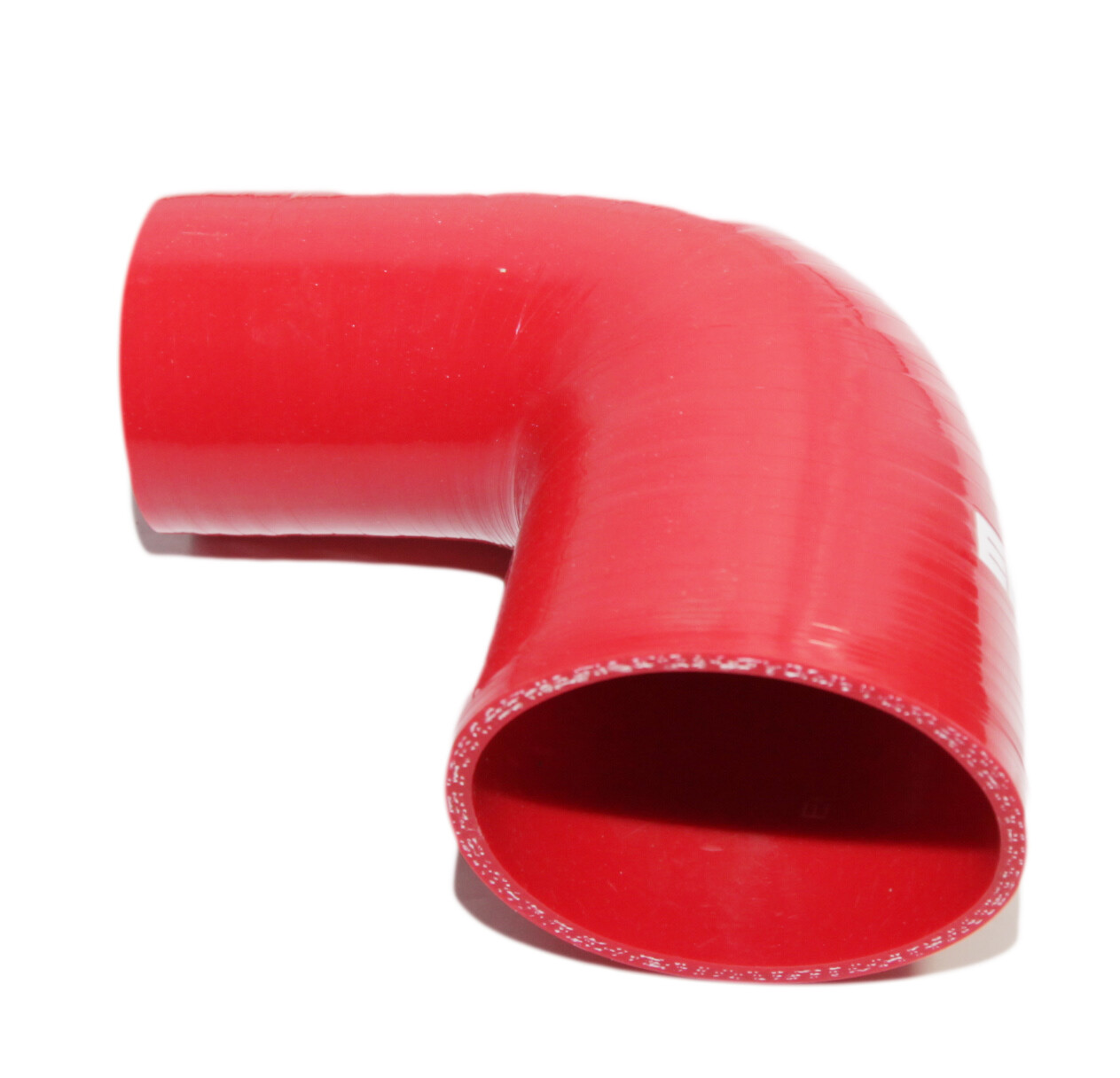 RED 2×2.5″-2″ Universal 90 Degree Elbow Silicone Hose Turbo Pipe+ SS Clamps