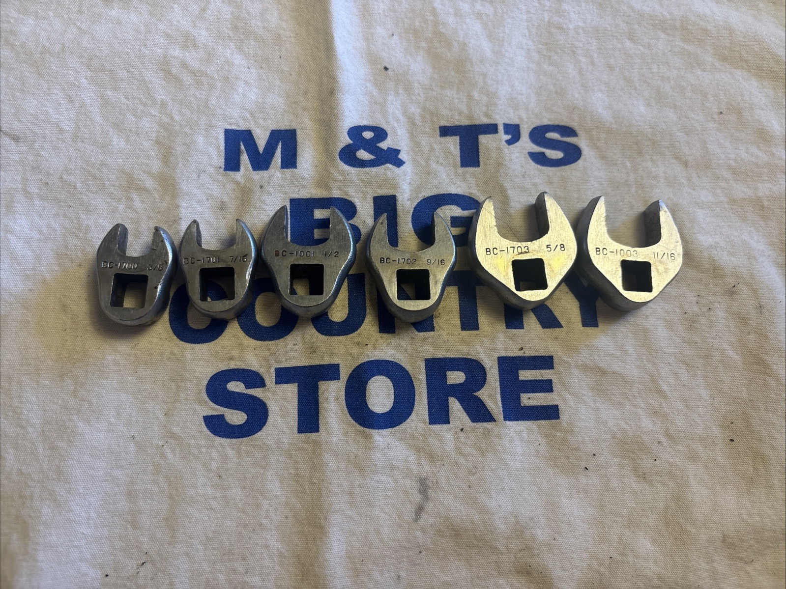 Williams USA 3/8″ Drive 6pc 3/8″-11/16” Crowfoot Wrench Set