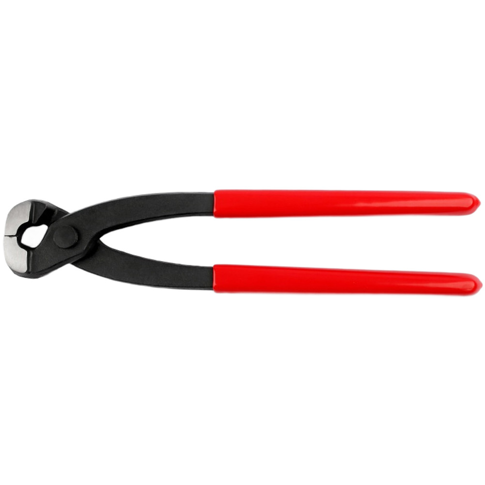 Single Ear Clamp Pliers with Heat Treated Alloy Steel and Plastic Coated Handle