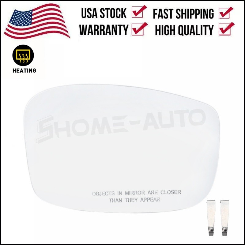 Right Passenger Mirror Glass with Heated for Honda Odyssey 2018-2023 76203THRA11