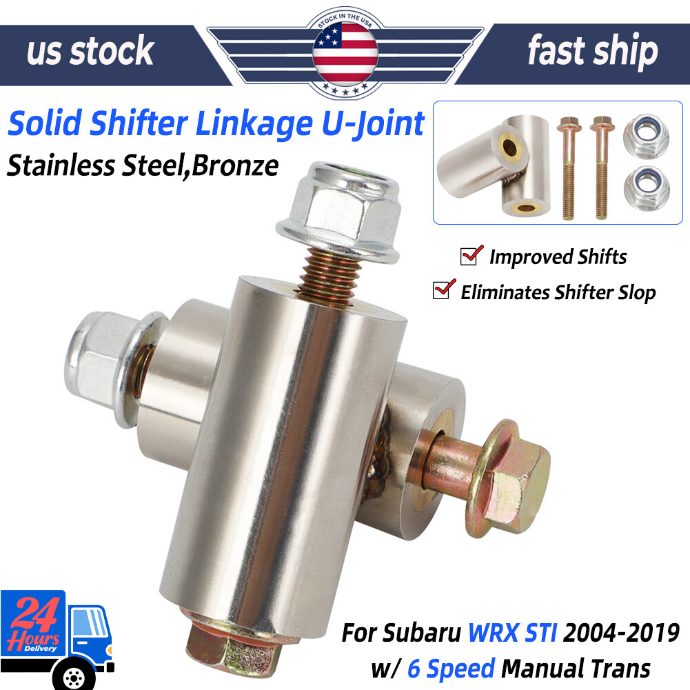 Shifts Solution Solid Shifter Linkage U-Joint For 2004-2019 Subaru STI Hardware