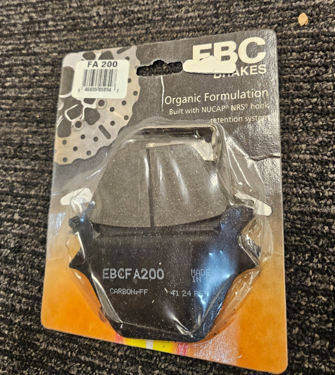 EBC FA200 Rear Brake Pads For Harley FXD, FXR, FXS, FLST, XL + 87-99 Models