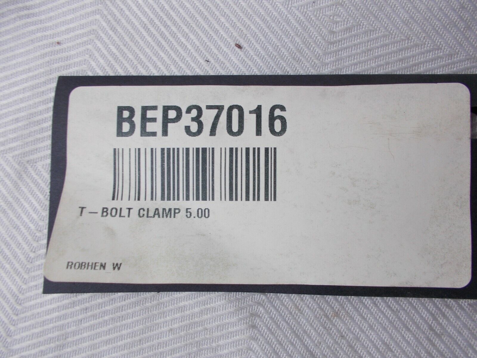 T Bolt Clamp 5″ Stainless Steel Big End Performance ” Made in USA “