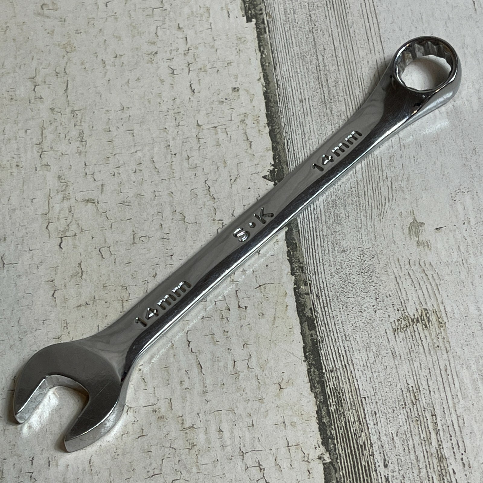 SK Hand Tool 88314 14mm 12pt SuperKrome® Metric Combination Wrench