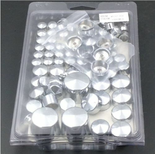 Chrome ABS Screw Bolt Topper Caps Cover For Harley softai Twin Cam 2000-2006