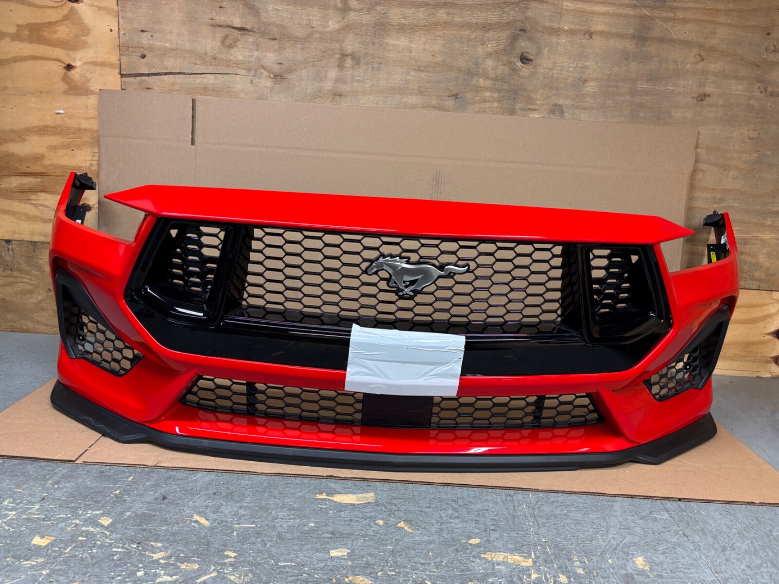 OEM Take Off 2024-2025 Ford Mustang GT S650 Front Bumper Cover RACE RED