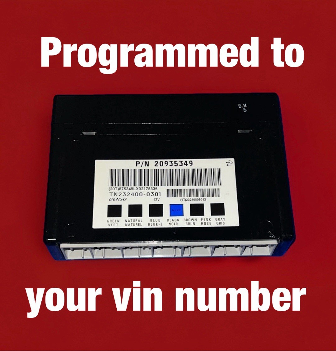 20935349 GM Body Control Module Programmed To Your VIN BCM