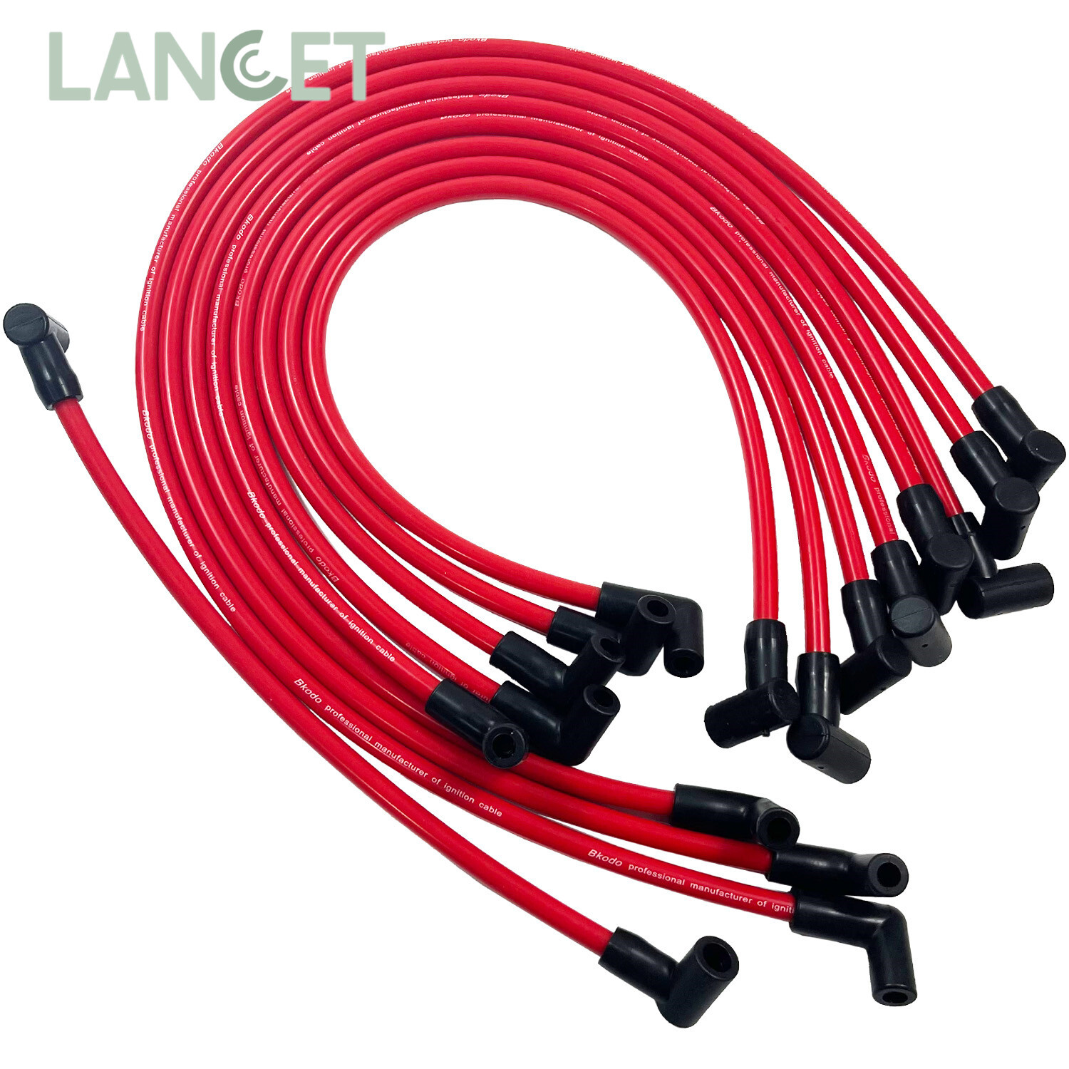 10.5 MM High Performance Spark Plug Wire Set 350 383 454 Electronic SBC BBC HEI