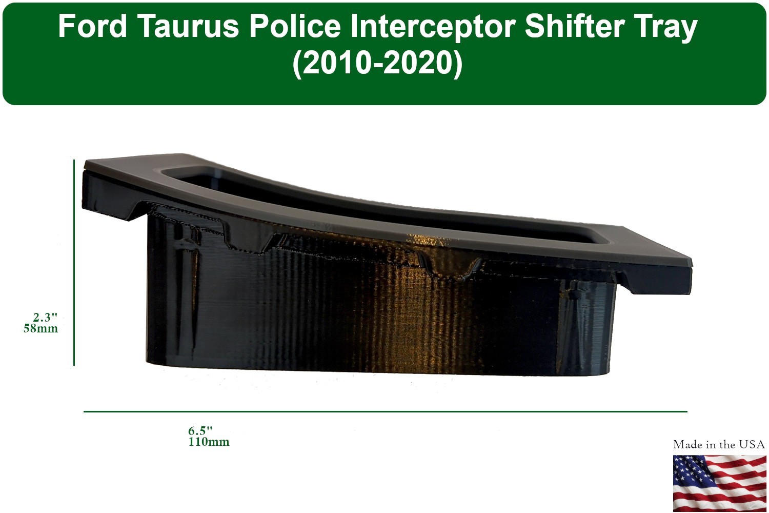 Center Console Shifter EJECT Tray Insert For Ford Taurus Police Interceptor USA