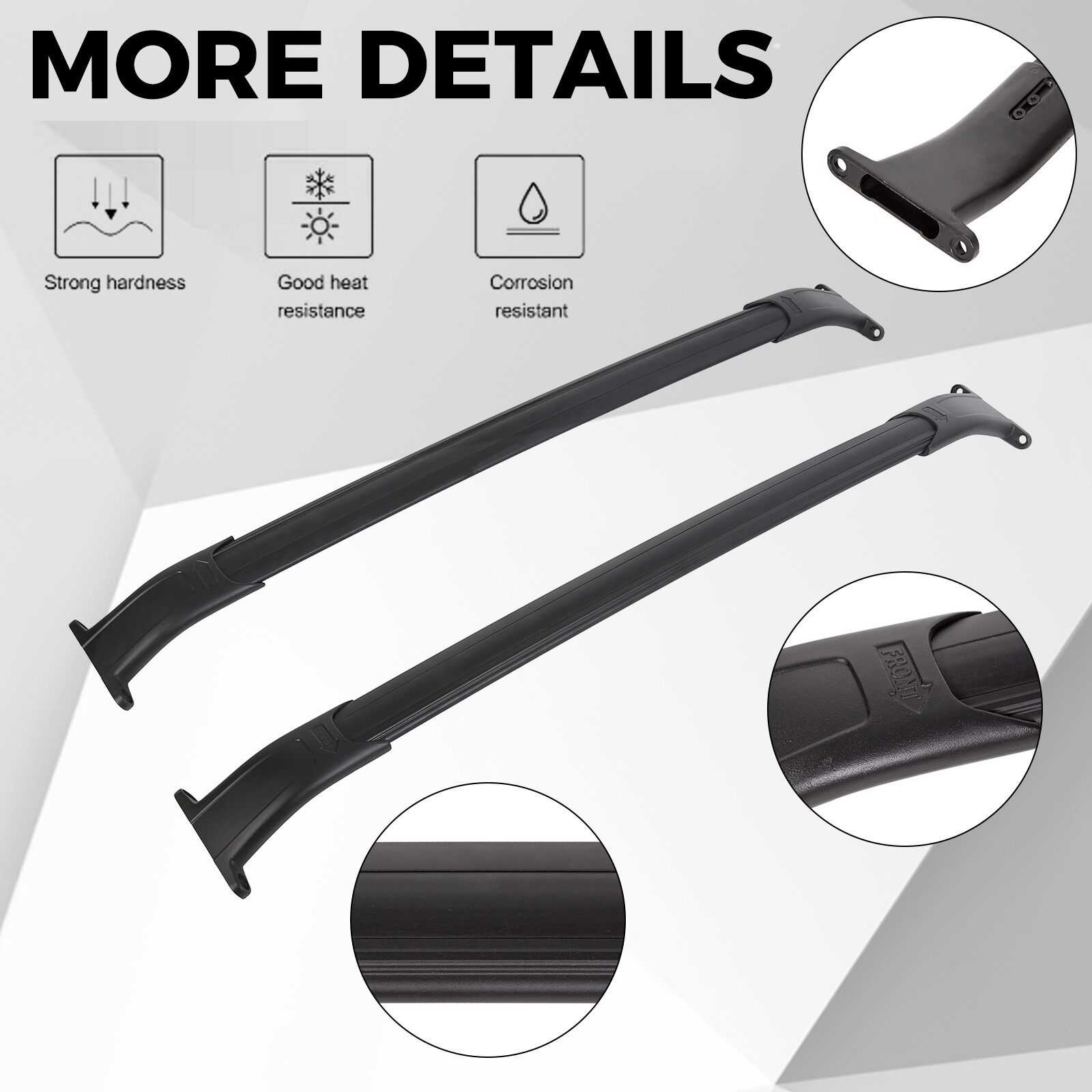 TOP Roof Rack Cross Bar For Chevy Tahoe Suburban GMC Yukon XL Escalade 2015-2020