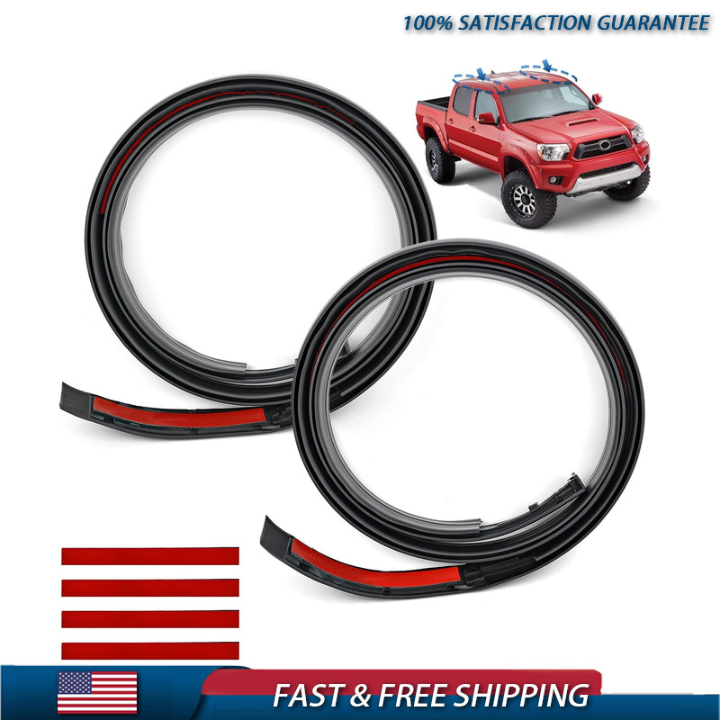 Roof Drip Molding 2005-2015 Toyota Tacoma Double Cab, 4 Self-Adhesive Tapes, Wea