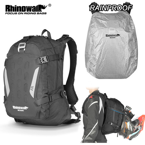 Rhinowalk Motorcycle Bag Lightweight Design Backrest Ventilation System Backpack